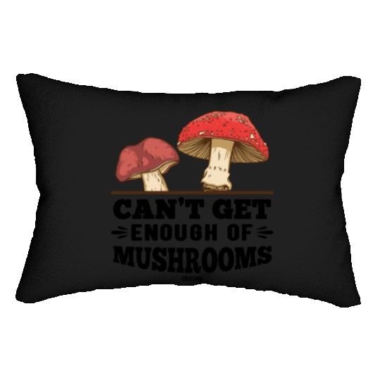 Nature vegan Forest Mushroom mushroom pan Lumbar Pillows
