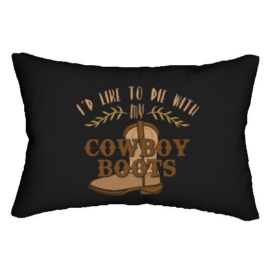Cowboy Barn Bull Rider Rodeo Country Western Gift Lumbar Pillows