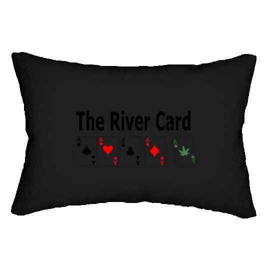 the river card Lumbar Pillows