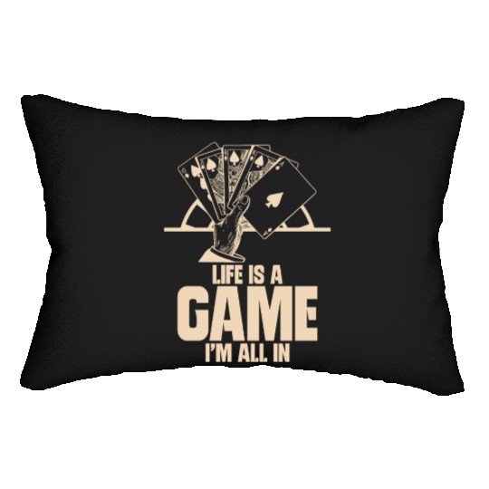Poker Casino Poker Player Gambling Roulette Lumbar Pillows