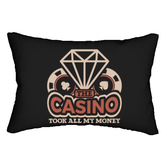 Poker Casino Poker Player Gambling Roulette Lumbar Pillows