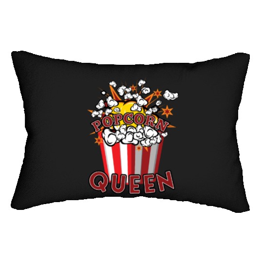 Movie Watching Cinema Popcorn Binge Watching Lumbar Pillows