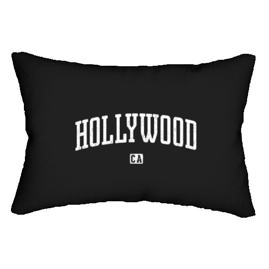 Hollywood California Vintage Lumbar Pillows