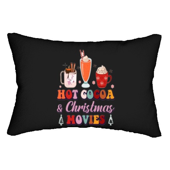 Hot cocoa and Christmas movies. Lumbar Pillows