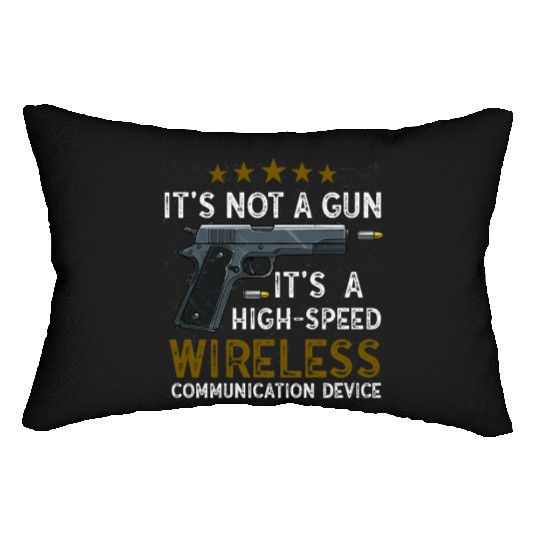 Its Not A Gun Meme Funny Its Not A Gun Lumbar Pillows