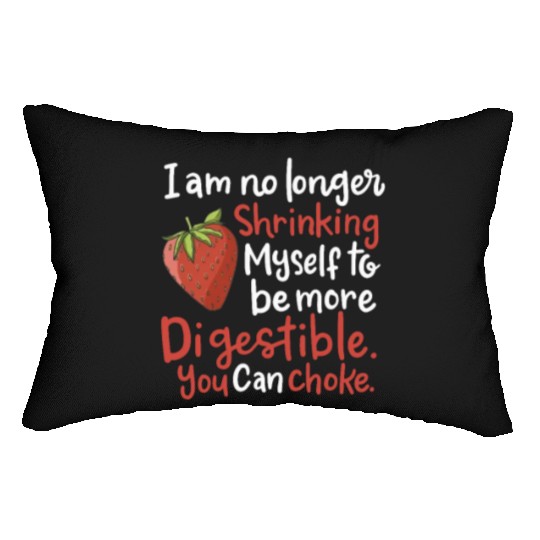 Gardening Strawberry Food Pun Lumbar Pillows