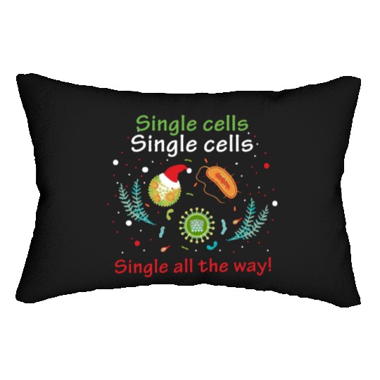 Single Cells Single Cells Science Biology Christma Lumbar Pillows