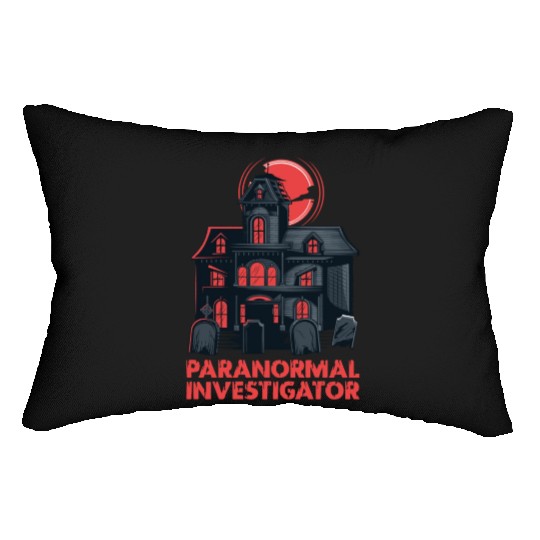 Ghost Hunting Paranormal Investigator Lumbar Pillows