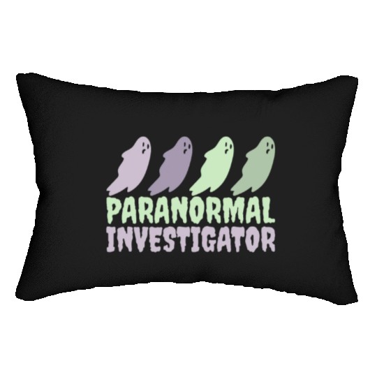 Ghost Hunting Paranormal Investigator Lumbar Pillows