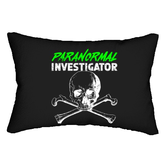 Ghost Hunting Paranormal Investigator Lumbar Pillows
