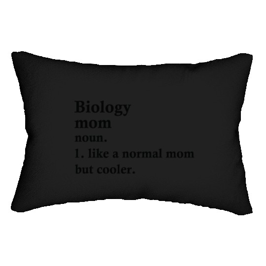 Biology Mom Funny Biologist Definition Lumbar Pillows