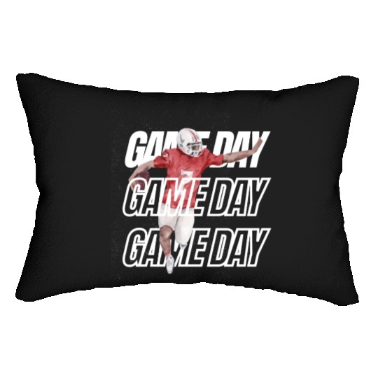 Game Day Football Life , Football Mom Sports Lumbar Pillows