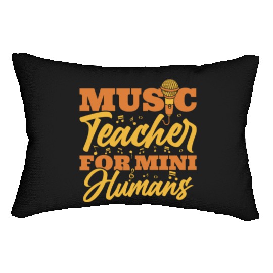 Music Teacher Pre School Lumbar Pillows