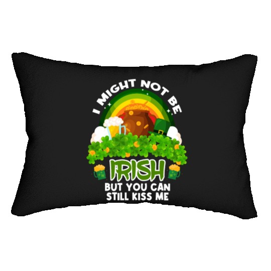 st.patricks, drinking, irish, four, leaf, clover, Lumbar Pillows