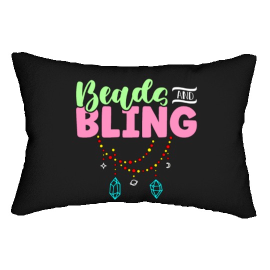 Beading Beads And Bling Beadwork Jewelry Beader Lumbar Pillows