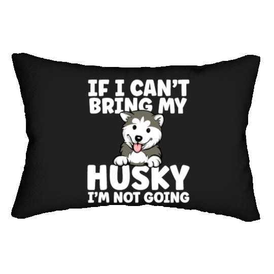 Funny Husky Dog Mom Design For Dor Lover Cool Lumbar Pillows
