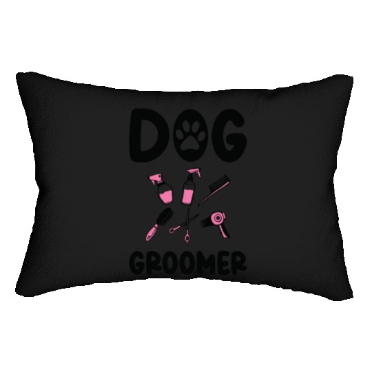 Dog Groomer Canine Grooming Hygiene Lumbar Pillows