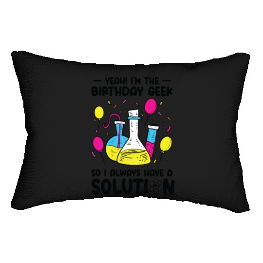 Science Theme Birthday Party Chemistry Scientist Lumbar Pillows
