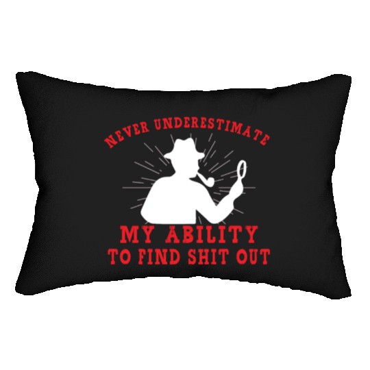 True Crime Murder Spy Crime Interest Gift Idea Lumbar Pillows