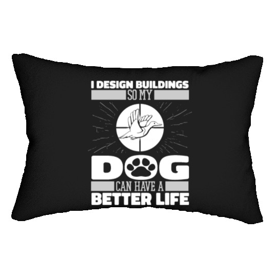 Duck Hunting Dog Lumbar Pillows