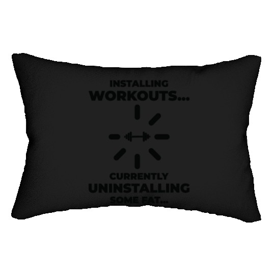 Installing Workout Gym Lover Exercise Lumbar Pillows