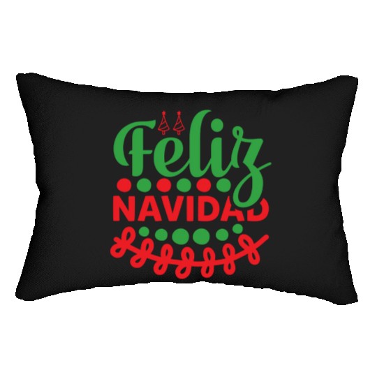 Feliz Navidad Lumbar Pillows