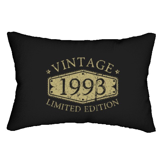 30 Years Vintage 1993 Retro 30th Birthday Lumbar Pillows
