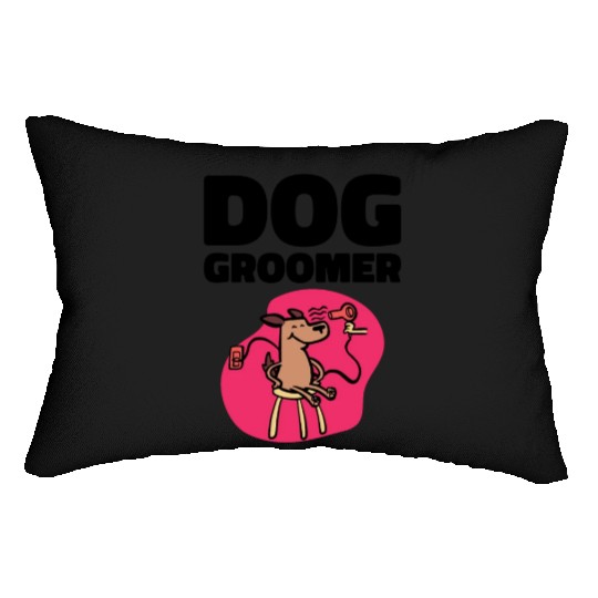 Dog Groomer Canine Grooming Hygiene Lumbar Pillows
