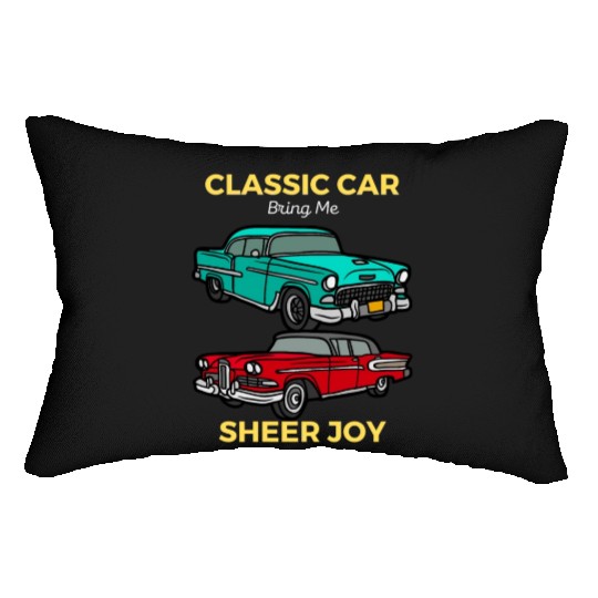 Classic Car Sheer Joy Lumbar Pillows