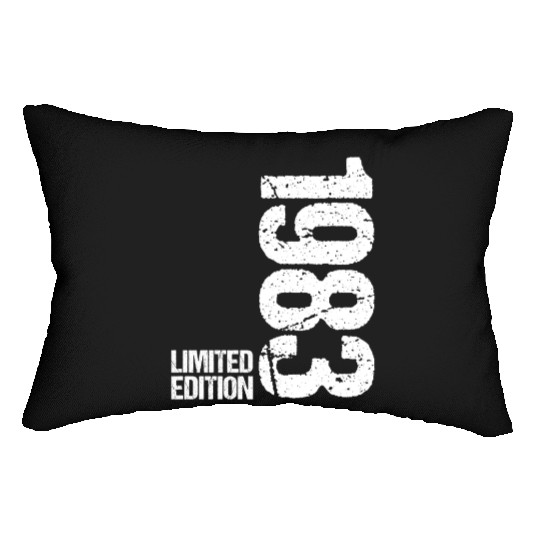 40 Years Vintage 1983 Retro 40th Birthday Lumbar Pillows
