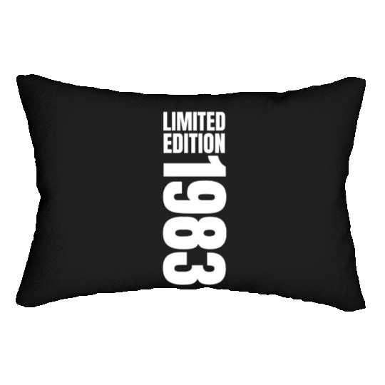 40 Years Vintage 1983 Retro 40th Birthday Lumbar Pillows