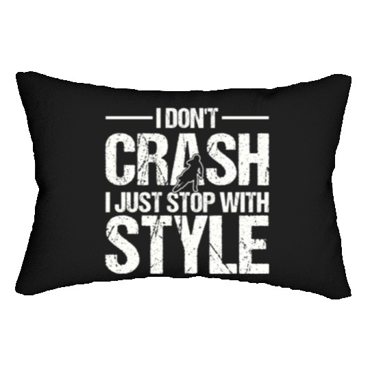Funny Motocross Stop With Style Dirt Bike Lumbar Pillows