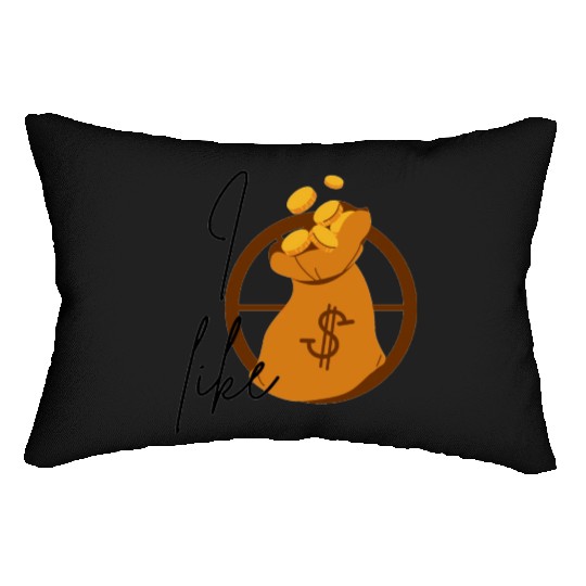 money dollar Lumbar Pillows
