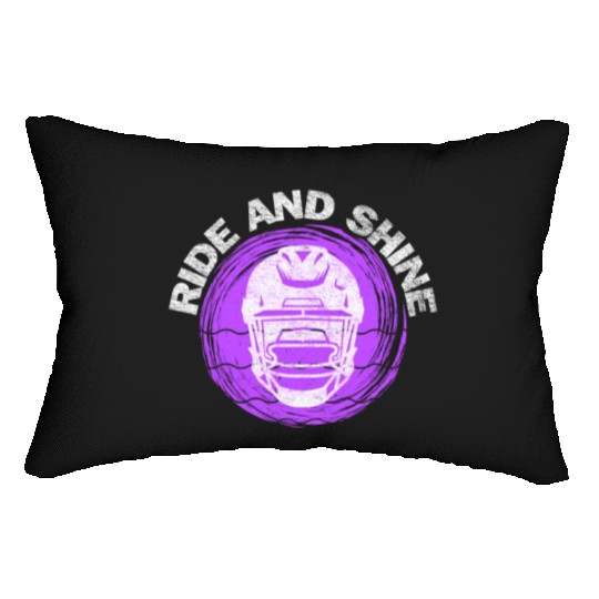 Ride And Shine American Football Men Women Vintage Lumbar Pillows