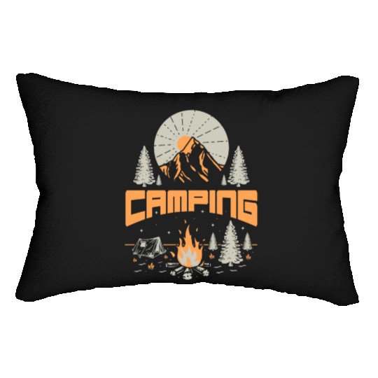 Camping Adventures Lifestyle Lumbar Pillows