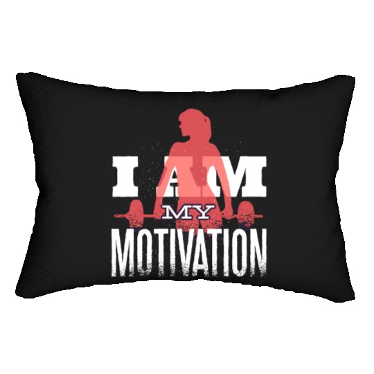I Am My Fitness Motivation Gym Workout Affirmation Lumbar Pillows