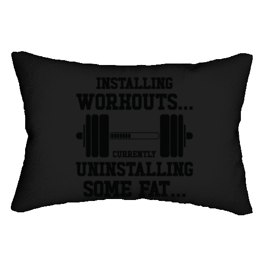 Installing Workout Gym Lover Exercise Lumbar Pillows