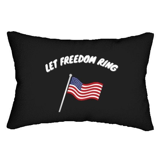 Let Freedom Ring Martin Luther King Day Human Righ Lumbar Pillows