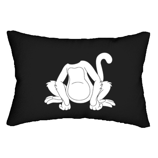 Chimpanzee Monkey Orangutan Monkey Lover Monkey Lumbar Pillows