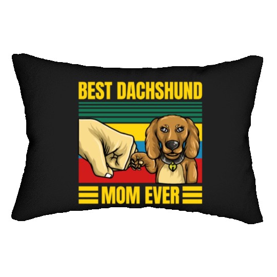 Dachshund Gift Dixie Wiener Doxie Dackel Lumbar Pillows