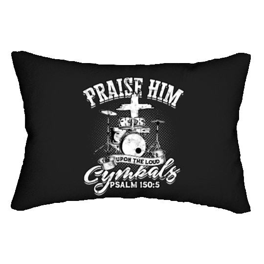 drumsticks Drum Music Christian Drummer church Lumbar Pillows