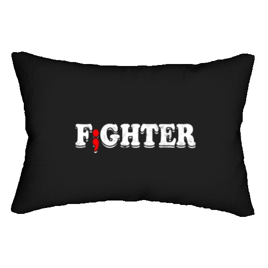 Fight Depression Prevention Mental Awareness Lumbar Pillows