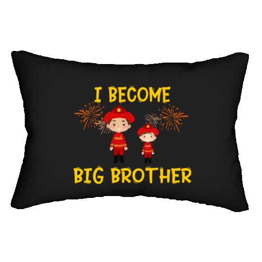 Big brother fire truck fireman 2023 Lumbar Pillows