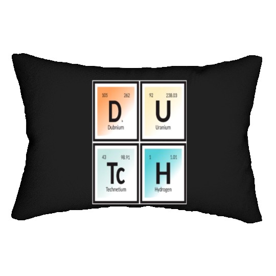 Dutch | Periodic Table of Elements Lumbar Pillows