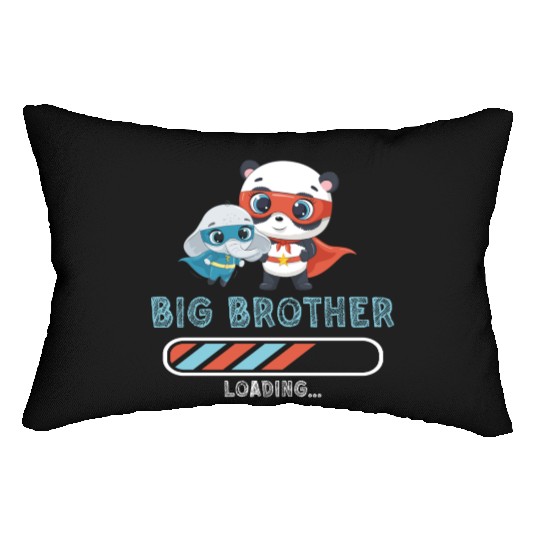 Big brother super hero panda elephant 2023 Lumbar Pillows