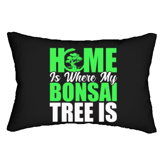 Bonsai Tree Owner Gift Bonsai Tree Gardening Lumbar Pillows