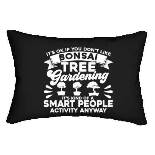 Bonsai Tree Owner Gift Bonsai Tree Gardening Lumbar Pillows