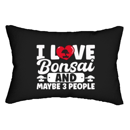 Bonsai Tree Owner Gift Bonsai Tree Gardening Lumbar Pillows