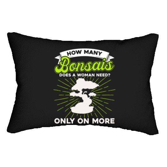 Bonsai Tree Owner Gift Bonsai Tree Gardening Lumbar Pillows