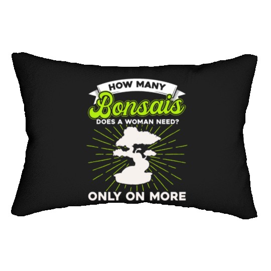 Bonsai Tree Owner Gift Bonsai Tree Gardening Lumbar Pillows